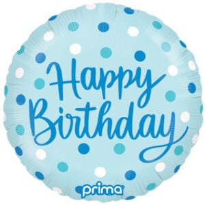 18" Happy Birthday foil balloon
