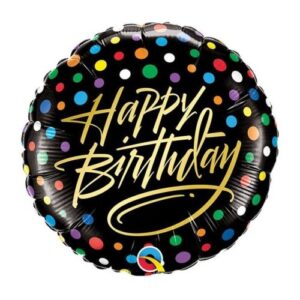 18" Happy Birthday foil balloon