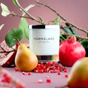 Pomegranate & Pear Large Glass Candle