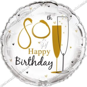 80th Birthday Foil