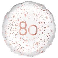 80th Birthday Foil
