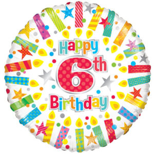6th Birthday Foil