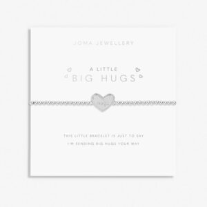 A Little 'Big Hugs' Bracelet In Silver Plating