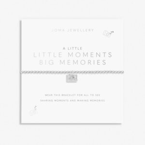 A Little 'Little Moments Big Memories' Bracelet In Silver Plating