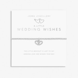 A Little 'Wedding Wishes' Bracelet In Silver Plating