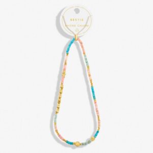 Happy Little Moments 'Bestie' Phone Charm In Gold Plating