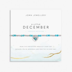 Birthstone A Little 'December' Bracelet In Silver Plating