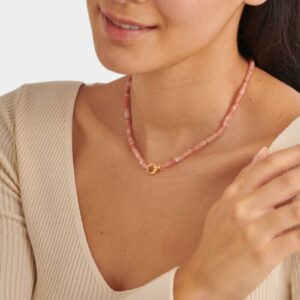 Sunset Glow Waterproof Gold Choker