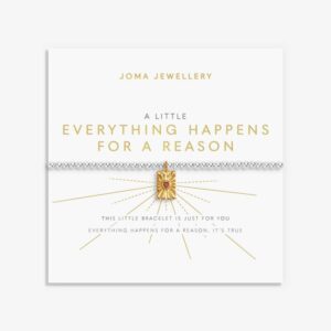 A Little 'Everything Happens For A Reason' Bracelet