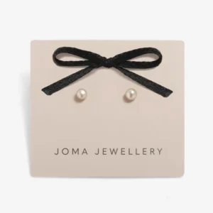 Loved By You 'Pearl' Stud Earrings in Gold Plating