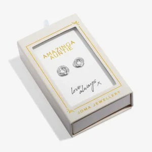 Moments To Shine 'Amazing Auntie' Stud Earrings