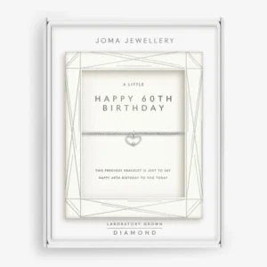 Laboratory Grown Diamond A Little 'Happy 60th Birthday' Bracelet