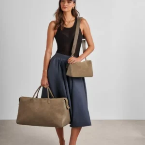 Ascot Suedette Weekend Bag & Pouch Organiser