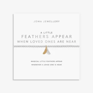 A Little 'Feathers Appear When Loved Ones Are Near' Bracelet