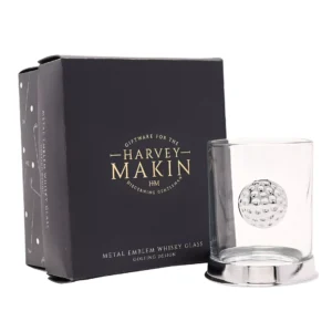 Harvey Makin Whisky Glass - Golf