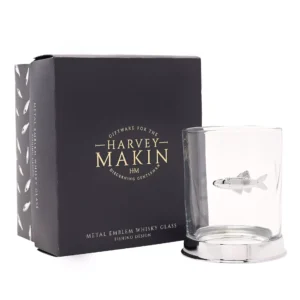 Harvey Makin Whisky Glass - Fishing