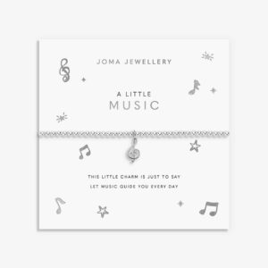 A Little 'Music' Bracelet In Silver Plating