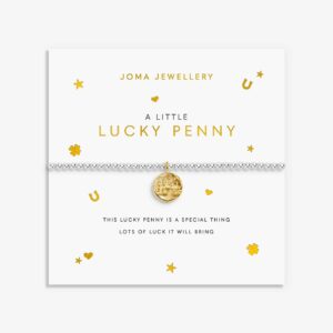 A Little 'Lucky Penny' Bracelet In Silver and Gold Plating