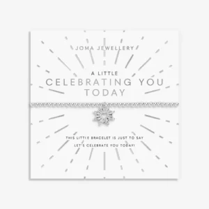 A Little 'Celebrating You Today' Bracelet In Silver Plating