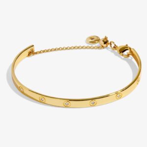 Classic Collection Cubic Zirconia Bangle In Gold Plating