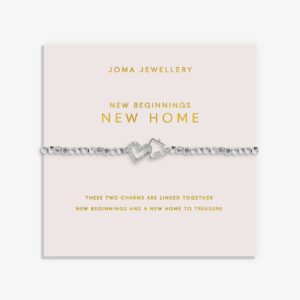 Forever Yours 'New Beginnings, New Home' Bracelet In Silver Plating