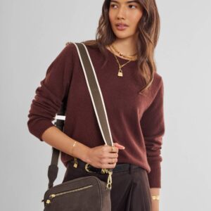 Lottie Suedette Crossbody Bag