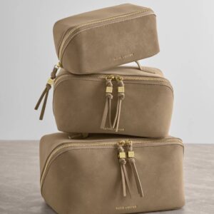 Soho Suedette Medium Makeup & Wash Bag