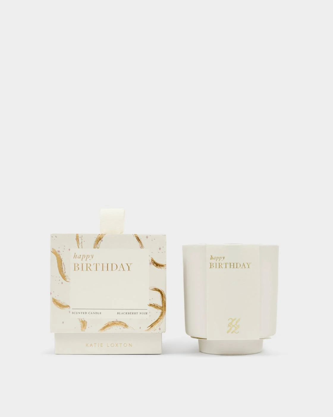 Ceramic Sentiment Candle 'Happy Birthday' - Image 2
