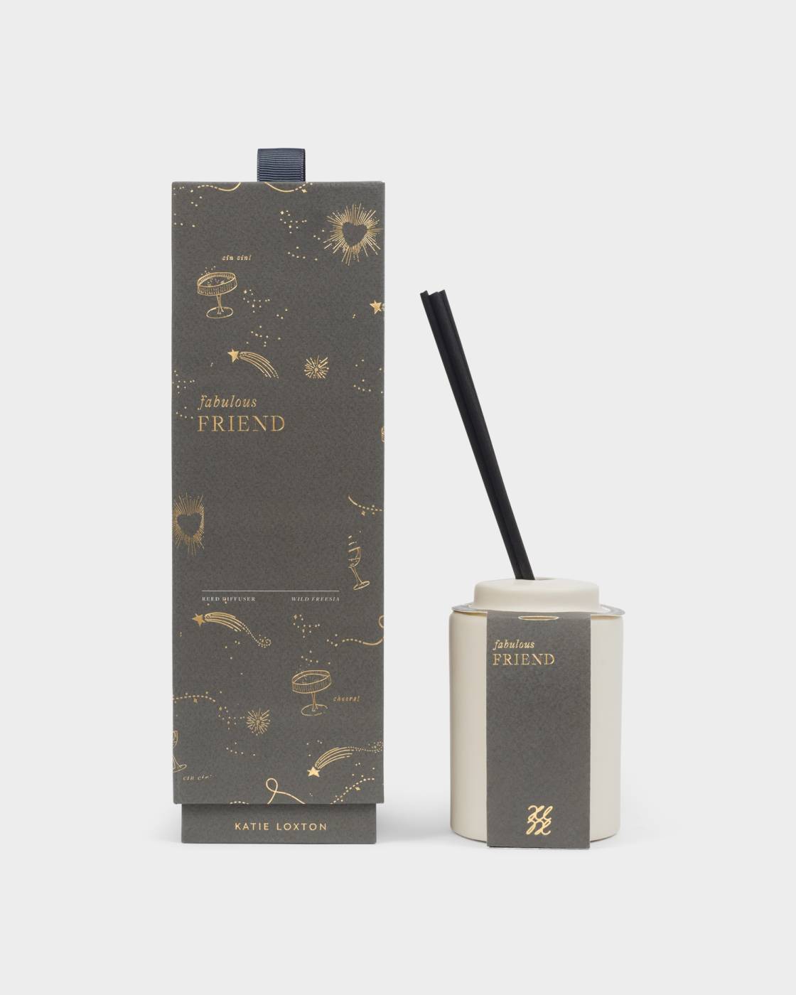 Ceramic Sentiment Reed Diffuser 'Fabulous Friend' - Image 2