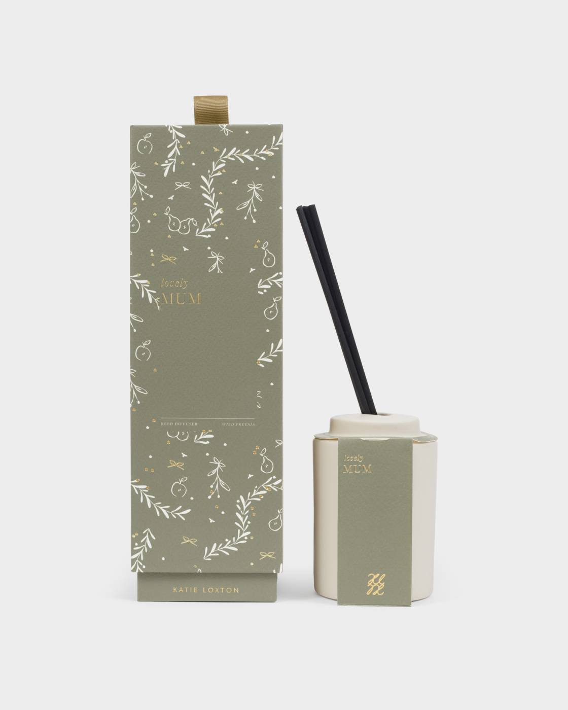 Ceramic Sentiment Reed Diffuser 'Lovely Mum' - Image 2