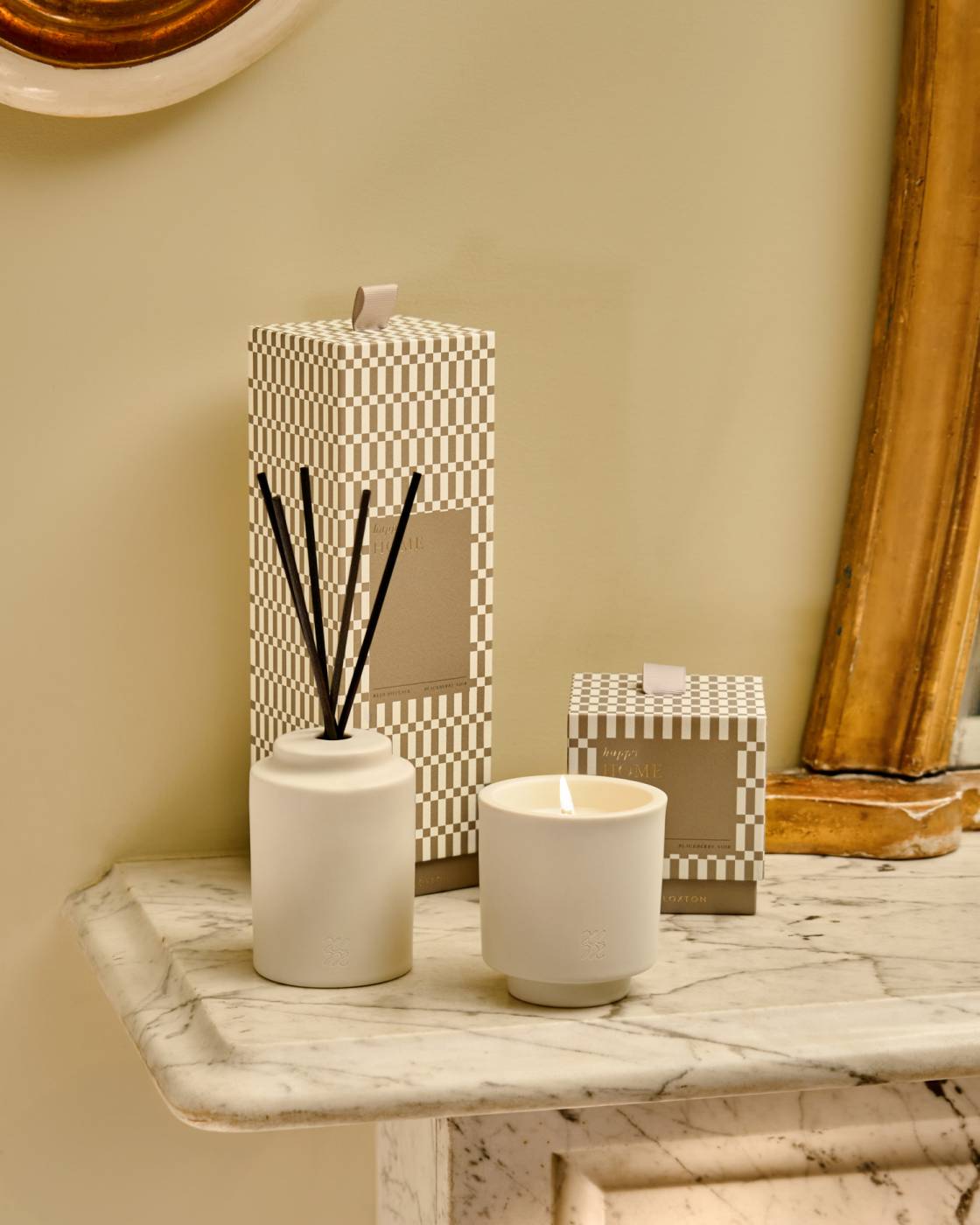 Ceramic Sentiment Reed Diffuser 'Happy Home' - Image 2
