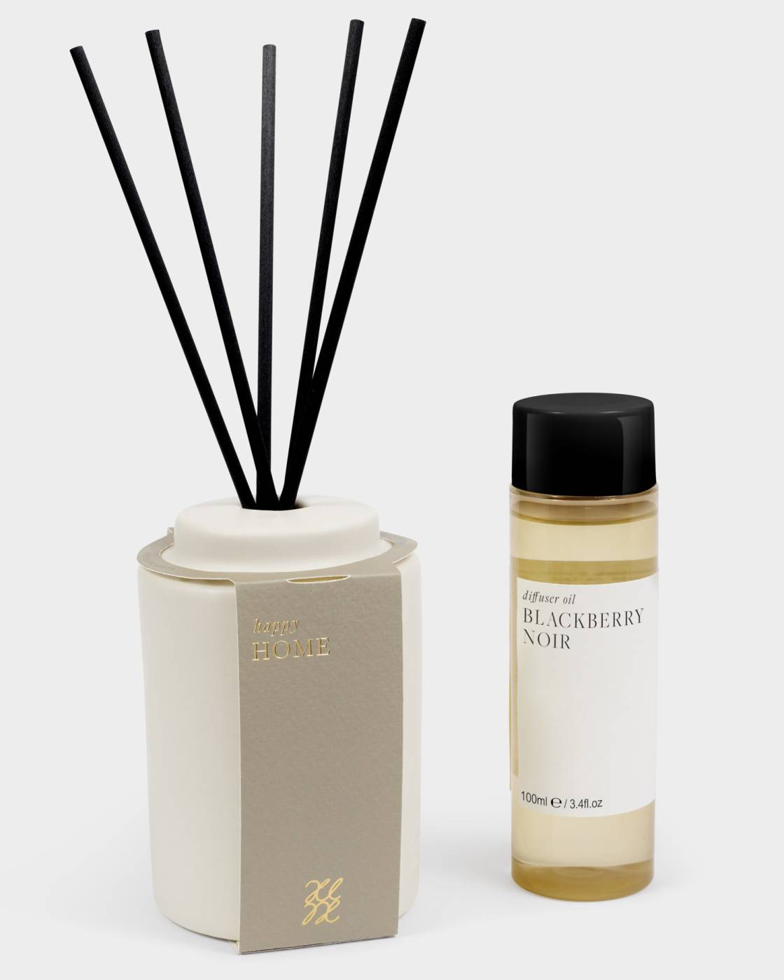 Ceramic Sentiment Reed Diffuser 'Happy Home'